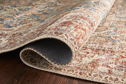 Loloi Layla LAY-04 Ocean / Rust Area Rug