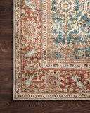 Loloi Layla LAY-04 Ocean / Rust Area Rug