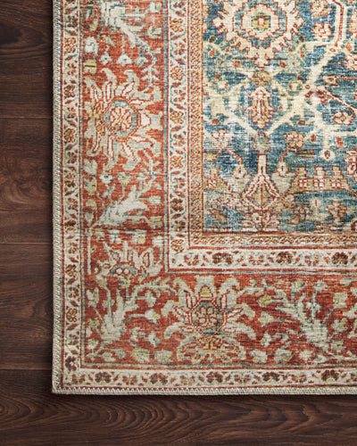 Loloi Layla LAY-04 Ocean / Rust Area Rug