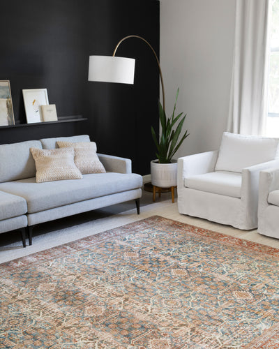 Loloi Layla LAY-04 Ocean / Rust Area Rug