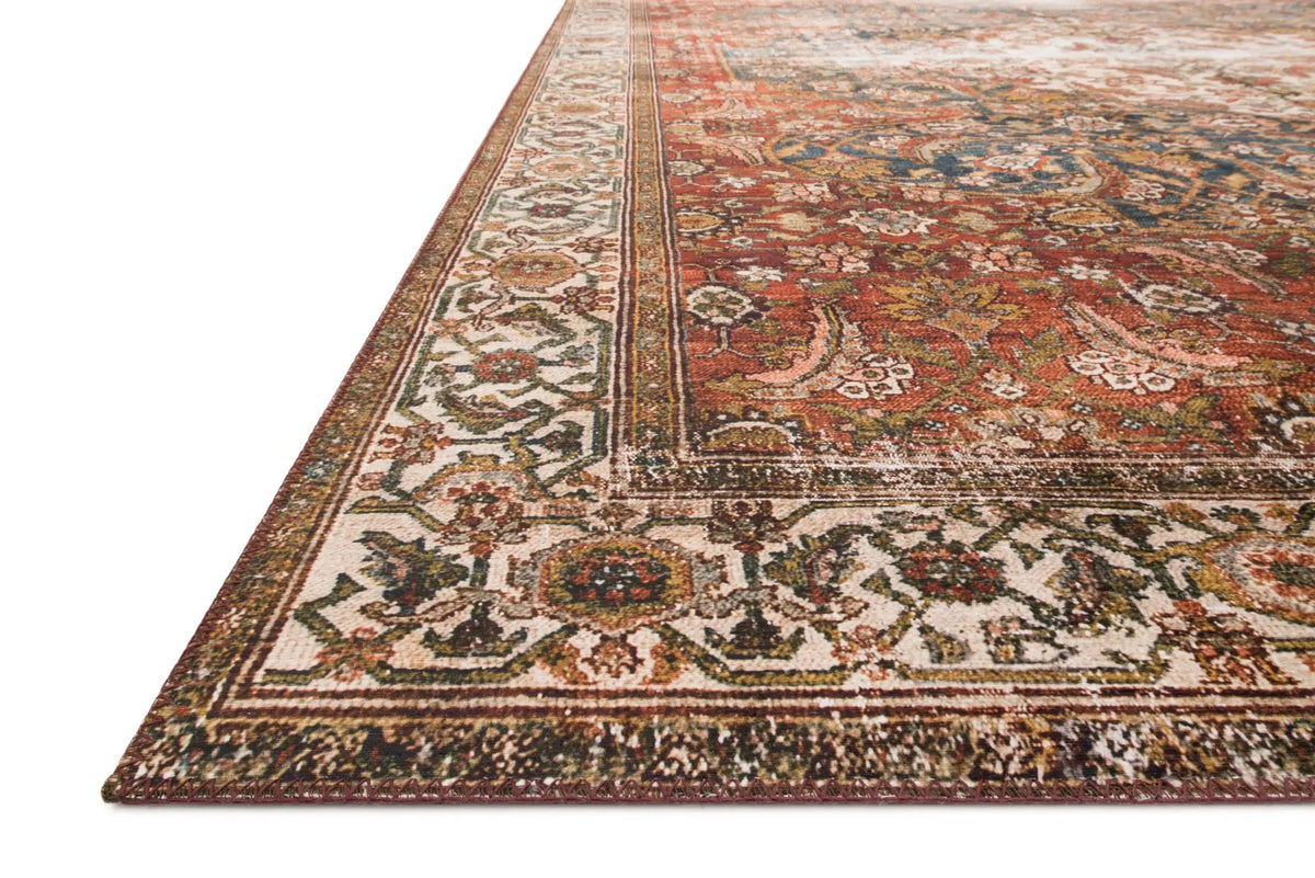 Layla LAY-05 Ocean / Multi Area Rug by Loloi