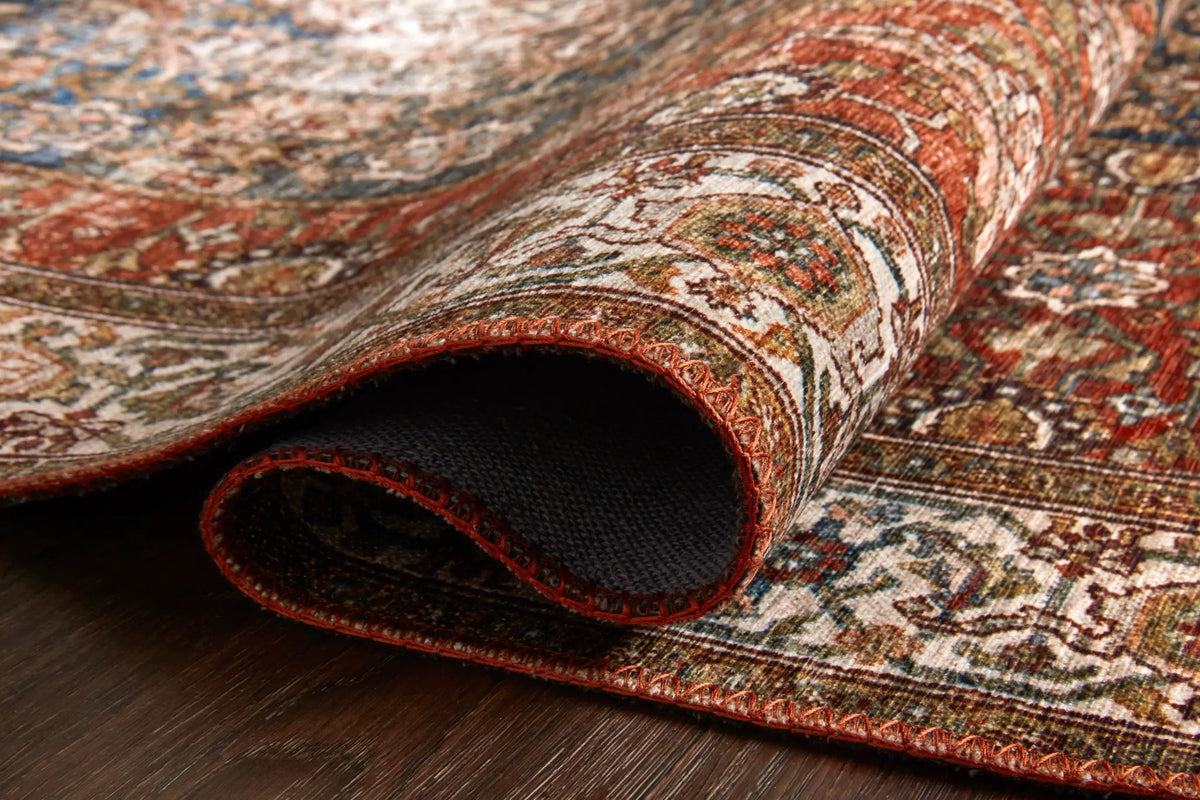 Layla LAY-05 Ocean / Multi Area Rug by Loloi