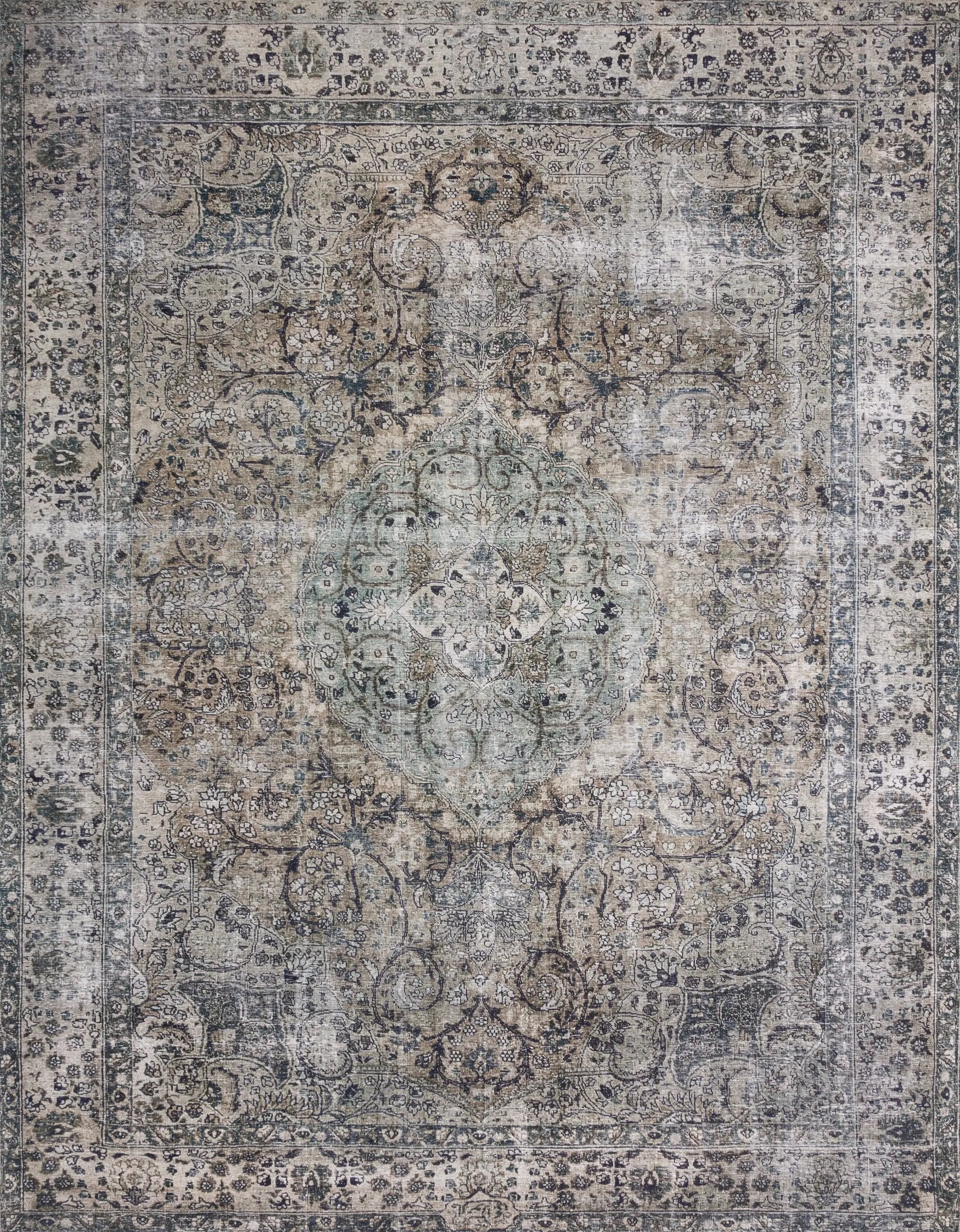 Layla LAY-06 Taupe / Stone Area Rug by Loloi