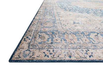 Loloi Layla LAY-07 Blue / Tangerine Area Rug