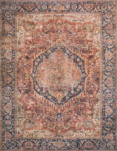 Loloi Layla LAY-08 Red / Navy Area Rug