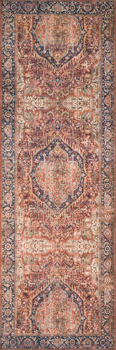 Loloi Layla LAY-08 Red / Navy Area Rug