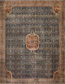 Loloi Layla LAY-09 Cobalt Blue / Spice Area Rug