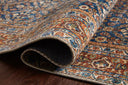 Loloi Layla LAY-09 Cobalt Blue / Spice Area Rug