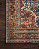 Loloi Layla LAY-09 Cobalt Blue / Spice Area Rug