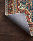 Loloi Layla LAY-09 Cobalt Blue / Spice Area Rug
