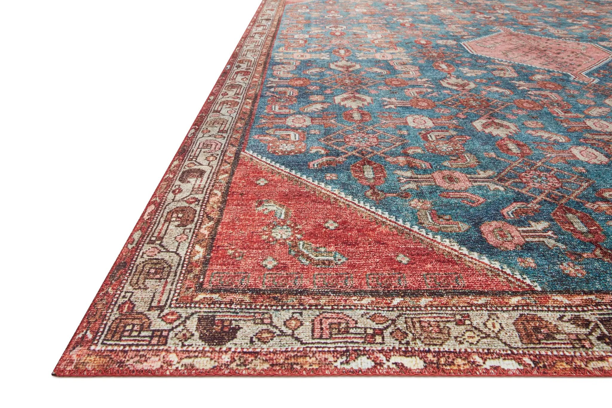 Layla LAY-10 Marine / Clay Area Rug by Loloi