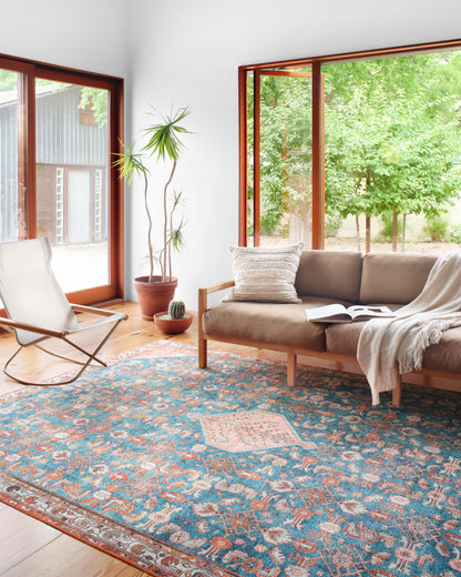 Loloi Layla LAY-10 Marine / Clay Area Rug