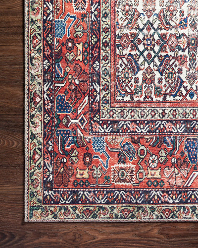 Loloi Layla LAY-12 Ivory / Brick Area Rug
