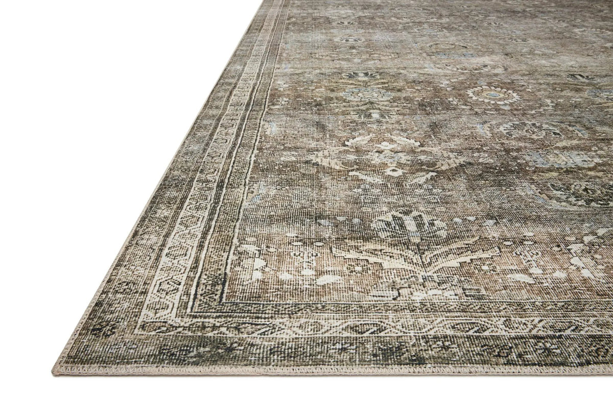 Layla LAY-13 Antique / Moss Area Rug by Loloi