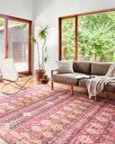 Loloi Layla LAY-15 Magenta / Multi Area Rug