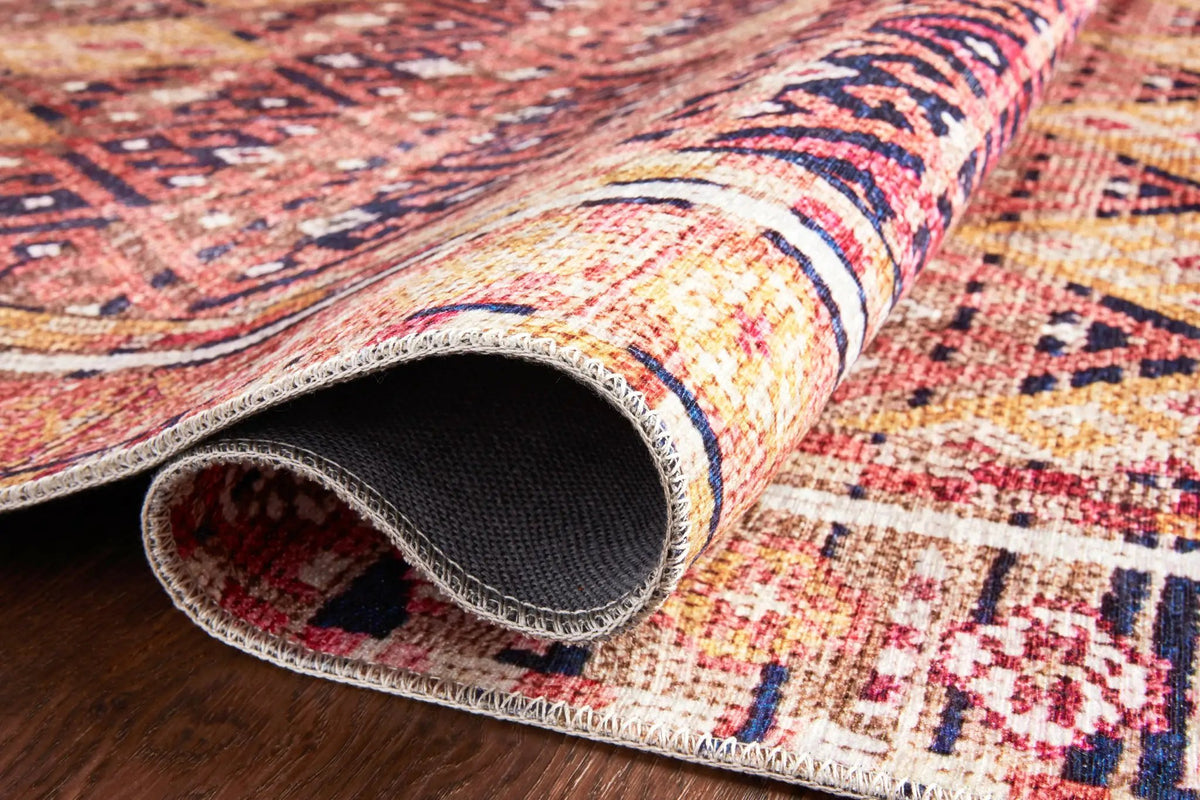 Layla LAY-15 Magenta / Multi Area Rug by Loloi