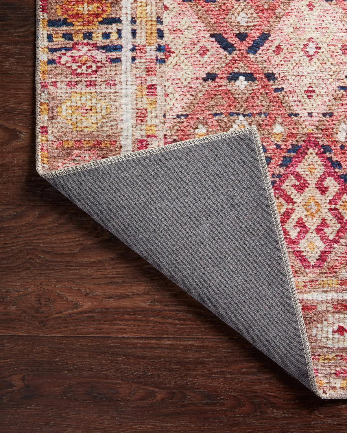 Layla LAY-15 Magenta / Multi Area Rug by Loloi