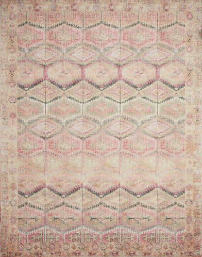 Loloi Layla LAY-17 Pink / Lagoon Area Rug