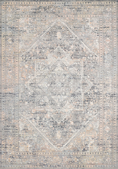 Loloi Lucia LUC-01 Grey / Sunset Area Rug