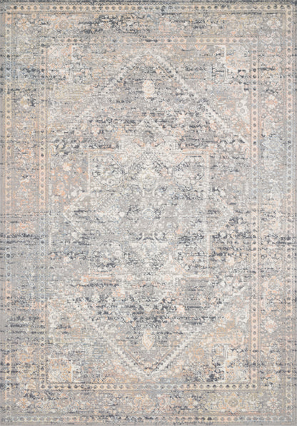 Loloi Lucia LUC-01 Grey / Sunset Area Rug