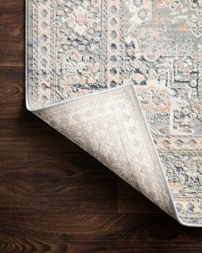Loloi Lucia LUC-01 Grey / Sunset Area Rug