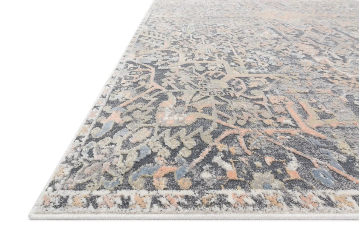 Lucia LUC-02 Charcoal / Multi Area Rug by Loloi