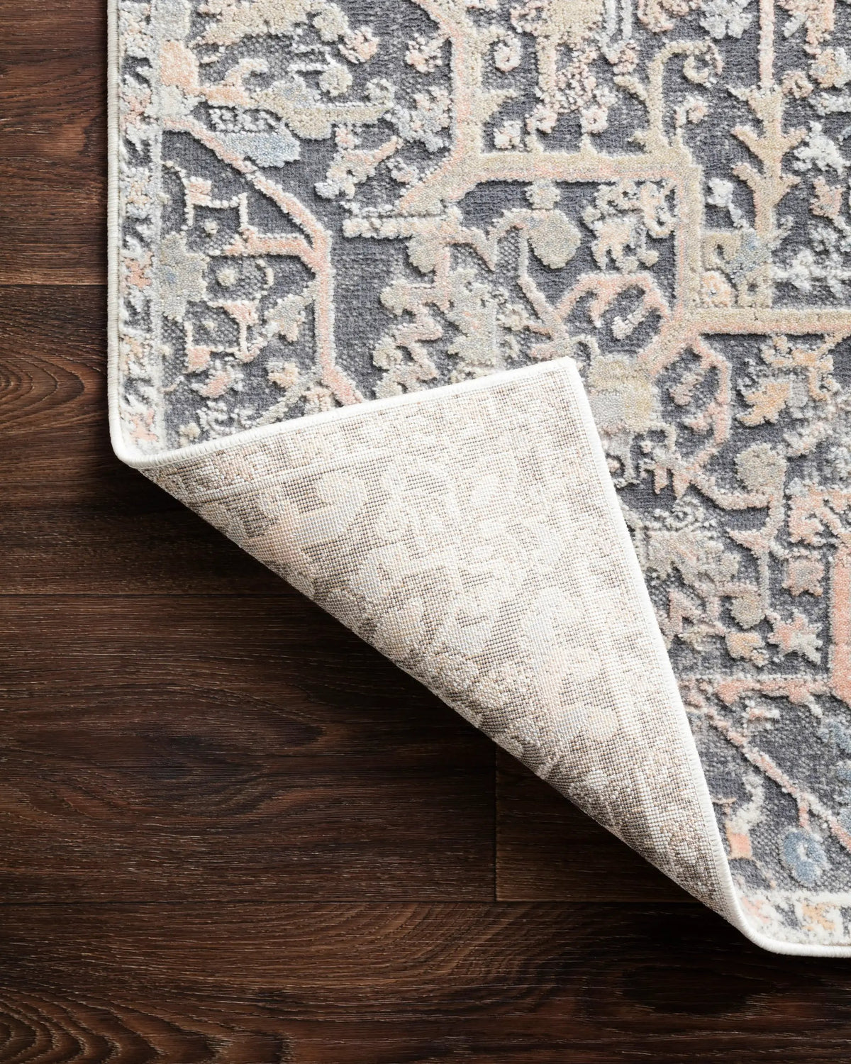 Lucia LUC-02 Charcoal / Multi Area Rug by Loloi