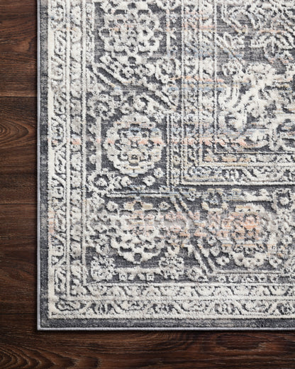 Loloi Lucia LUC-03 Steel / Ivory Area Rug
