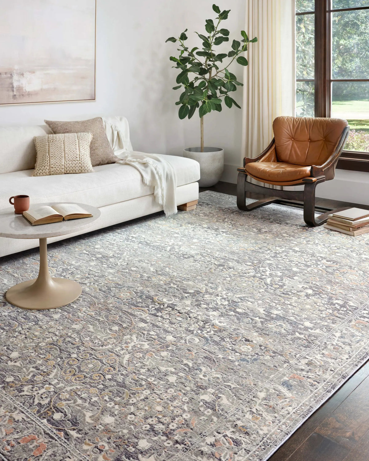 Lucia LUC-04 Grey / Mist Area Rug by Loloi