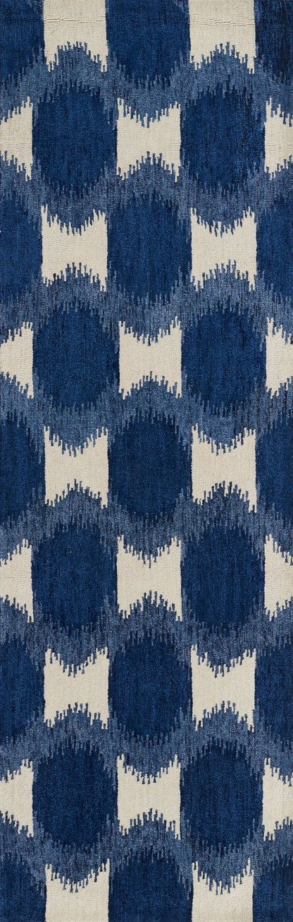 Momeni Leiden LEI-1 Navy Hand Tufted Area Rug
