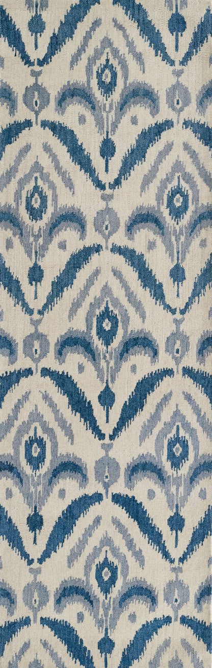 Momeni Leiden LEI-3 Blue Hand Tufted Area Rug