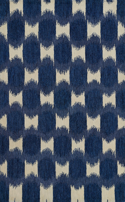 Momeni Leiden LEI-1 Navy Hand Tufted Area Rug