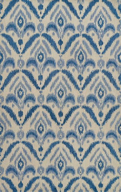 Momeni Leiden LEI-3 Blue Hand Tufted Area Rug