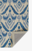 Momeni Leiden LEI-3 Blue Hand Tufted Area Rug