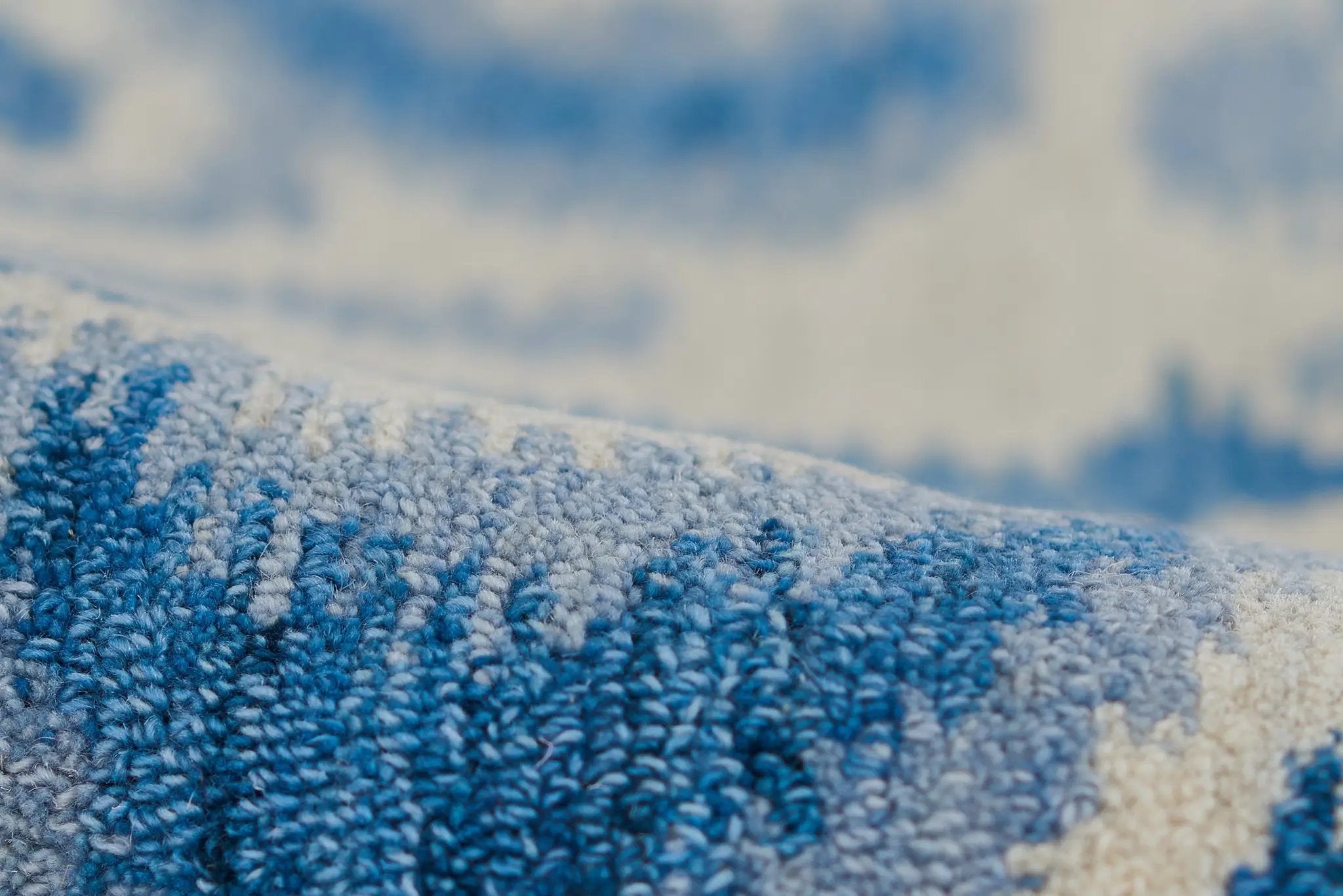 Leiden LEI-3 Blue Area Rug by Momeni