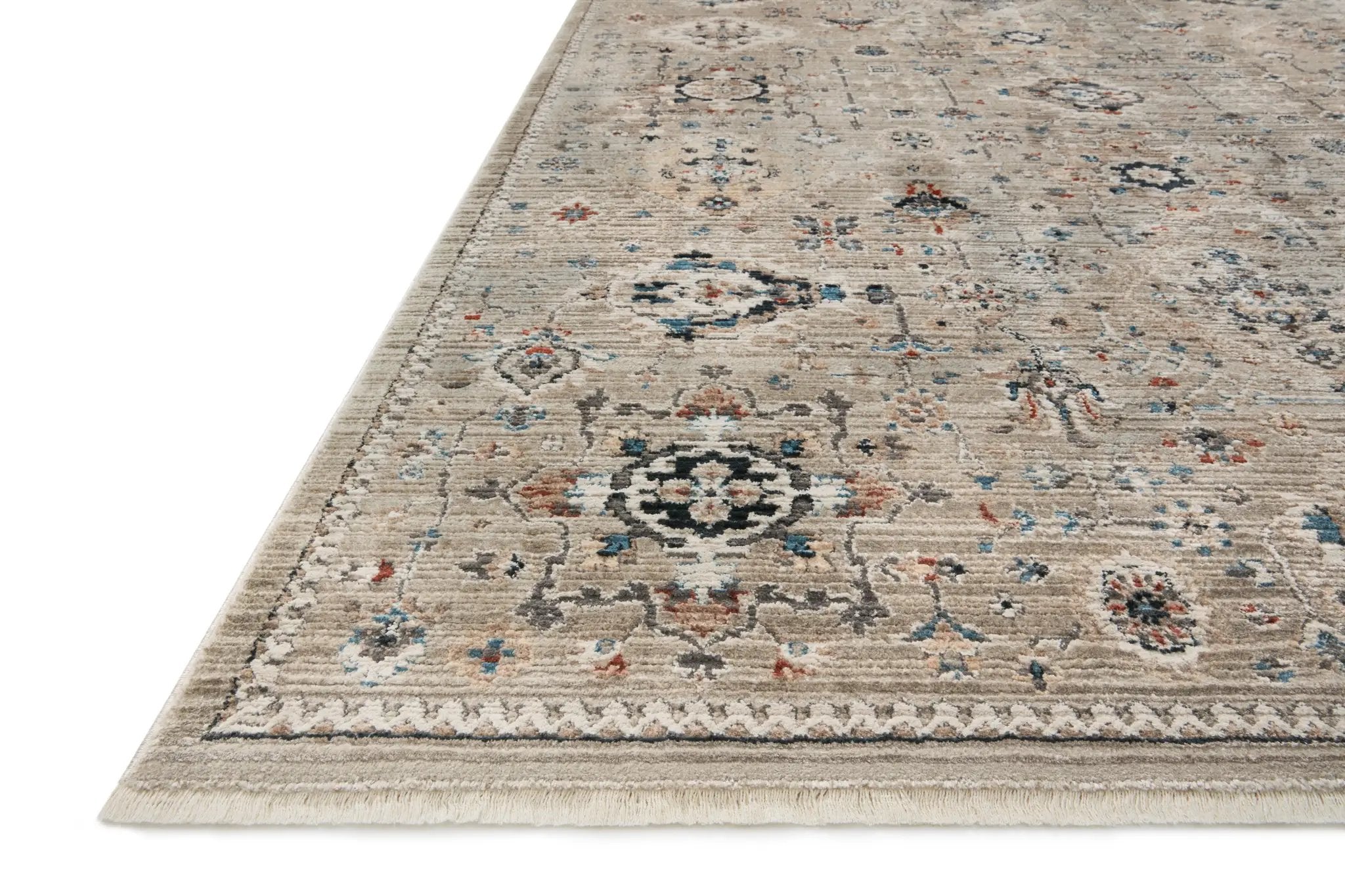 Leigh LEI-02 Dove / Multi Area Rug by Loloi
