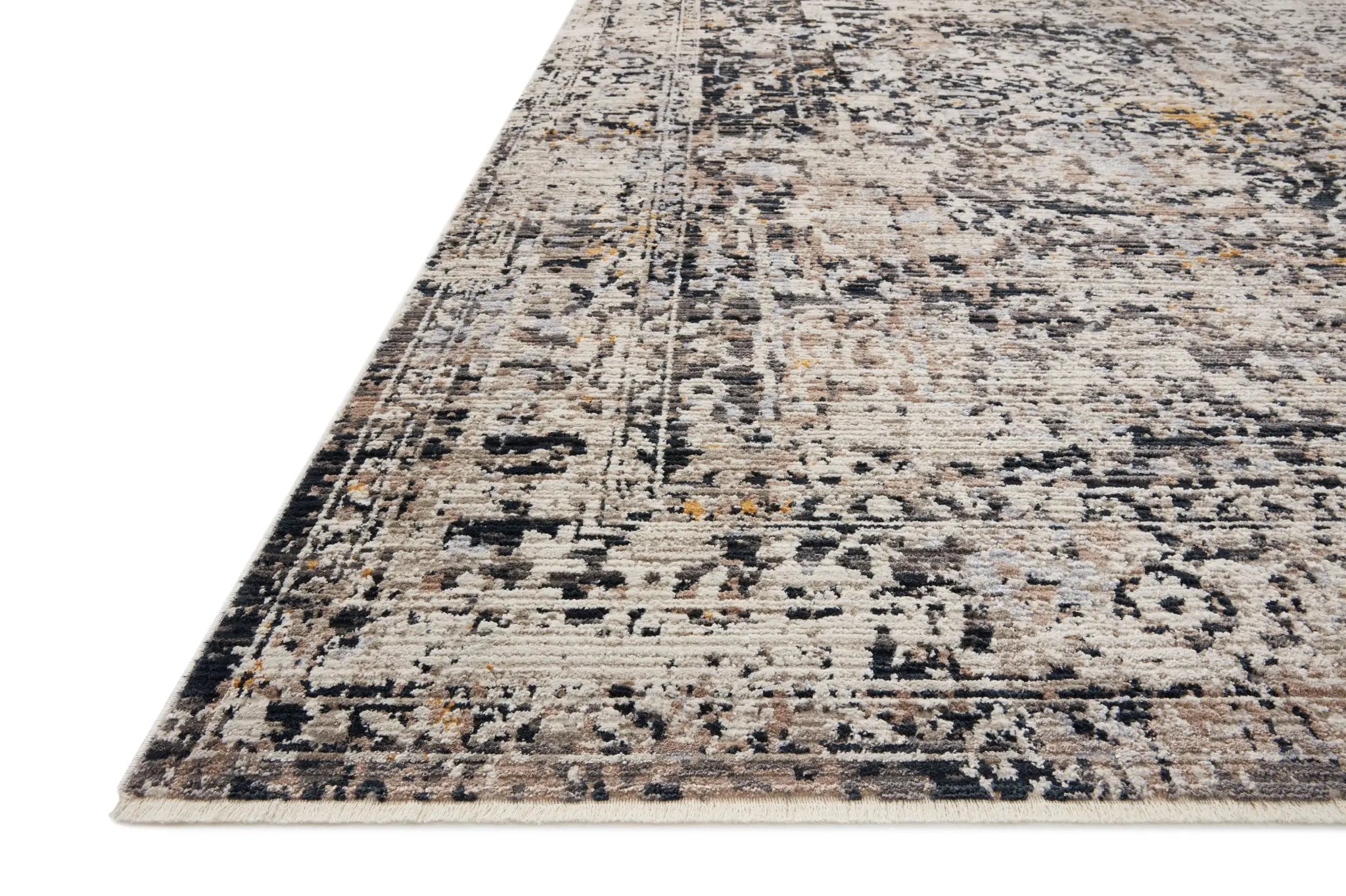 Leigh LEI-03 Charcoal / Taupe Area Rug by Loloi