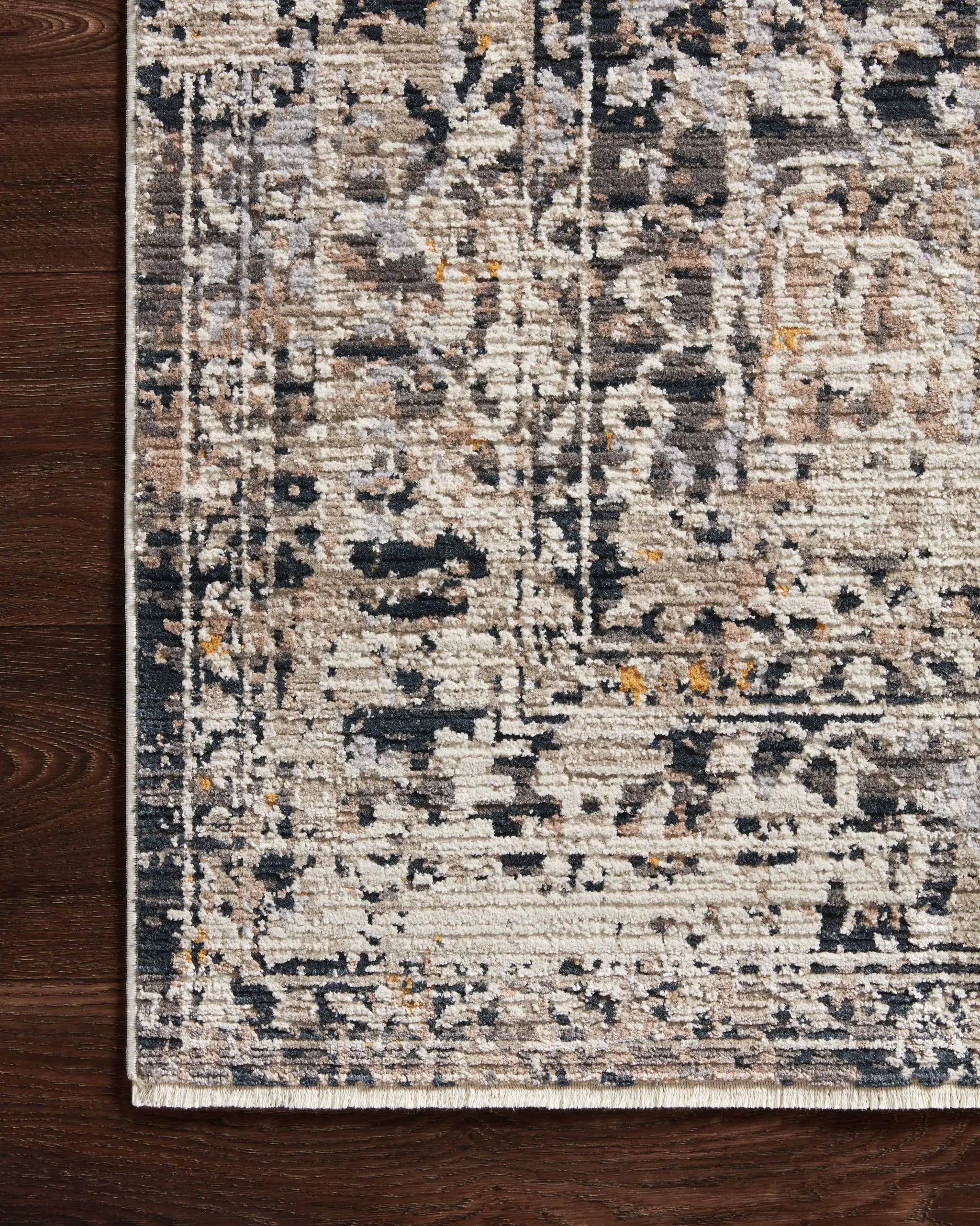Leigh LEI-03 Charcoal / Taupe Area Rug by Loloi