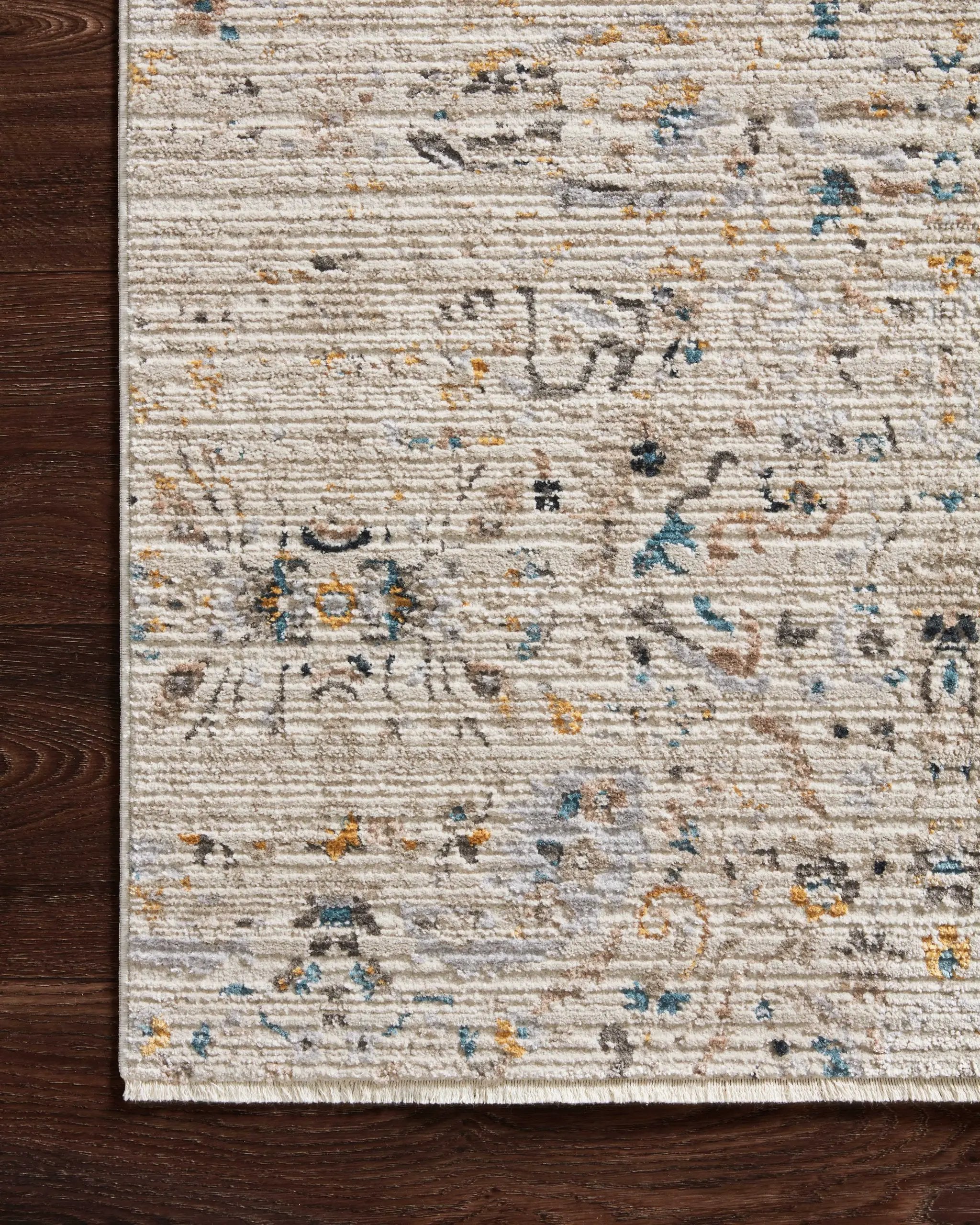Leigh LEI-07 Ivory / Straw Area Rug by Loloi