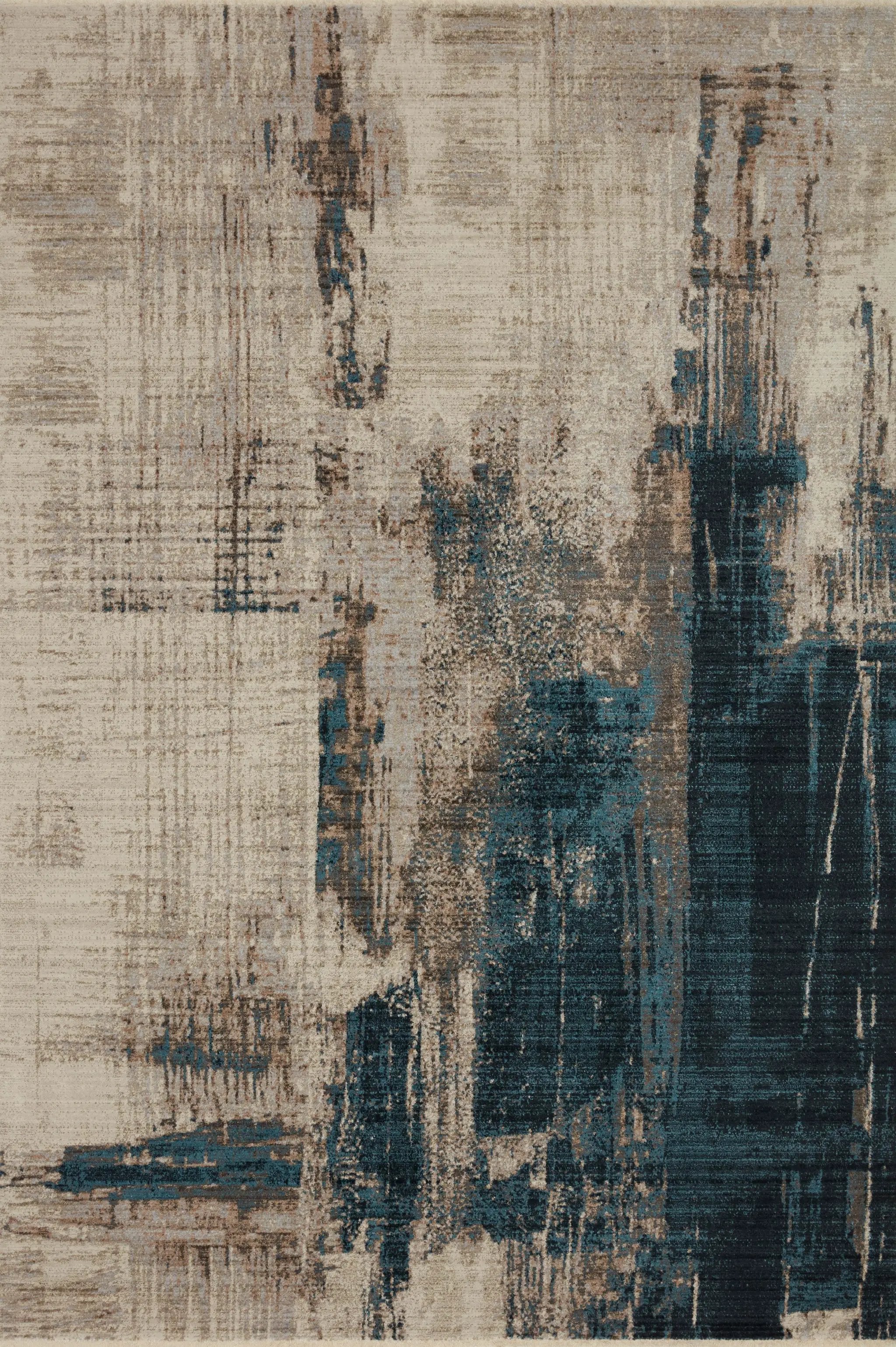 Leigh LEI-08 Slate / Denim Area Rug by Loloi