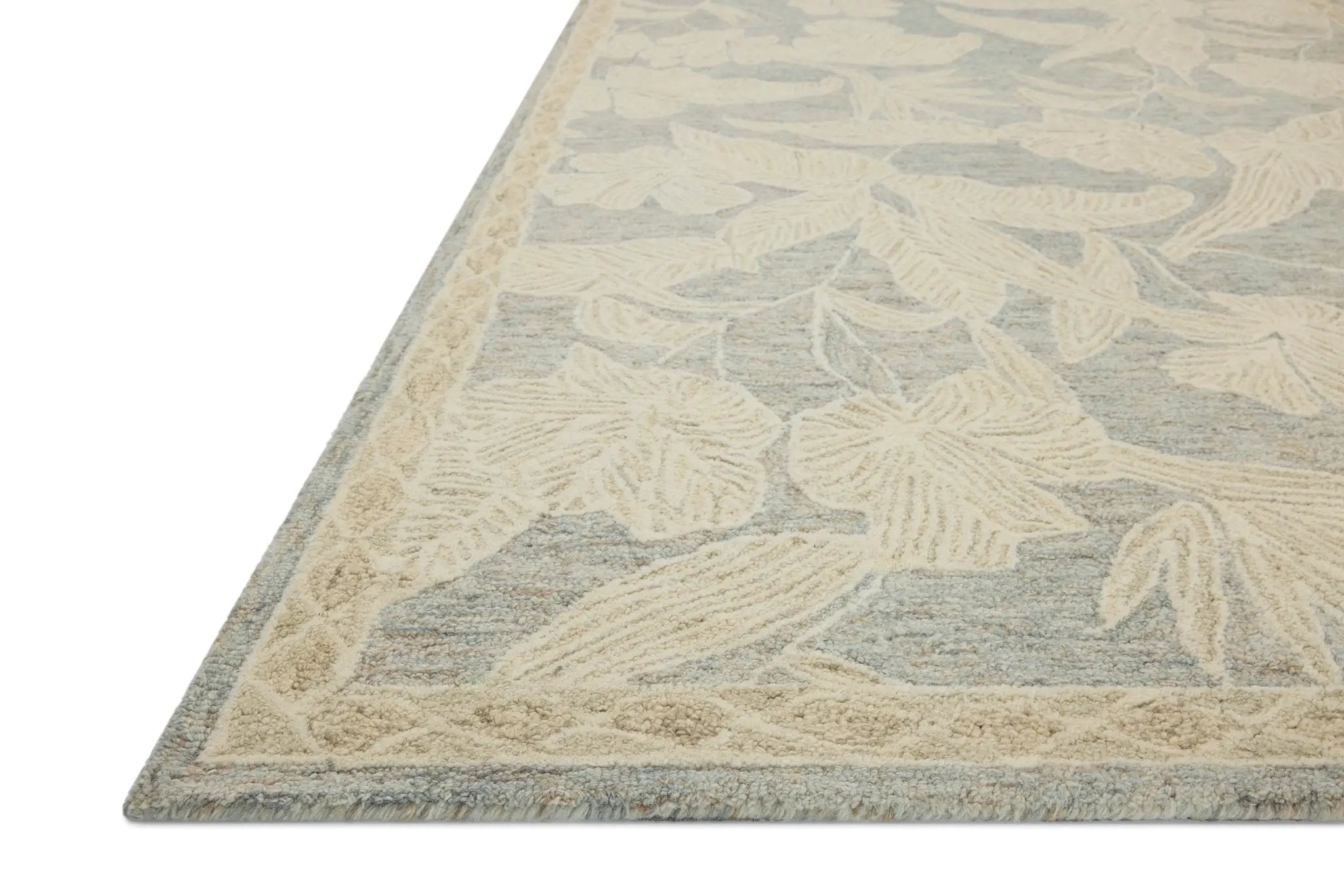 Lenore LNO-01 Blue / Natural Area Rug by Loloi