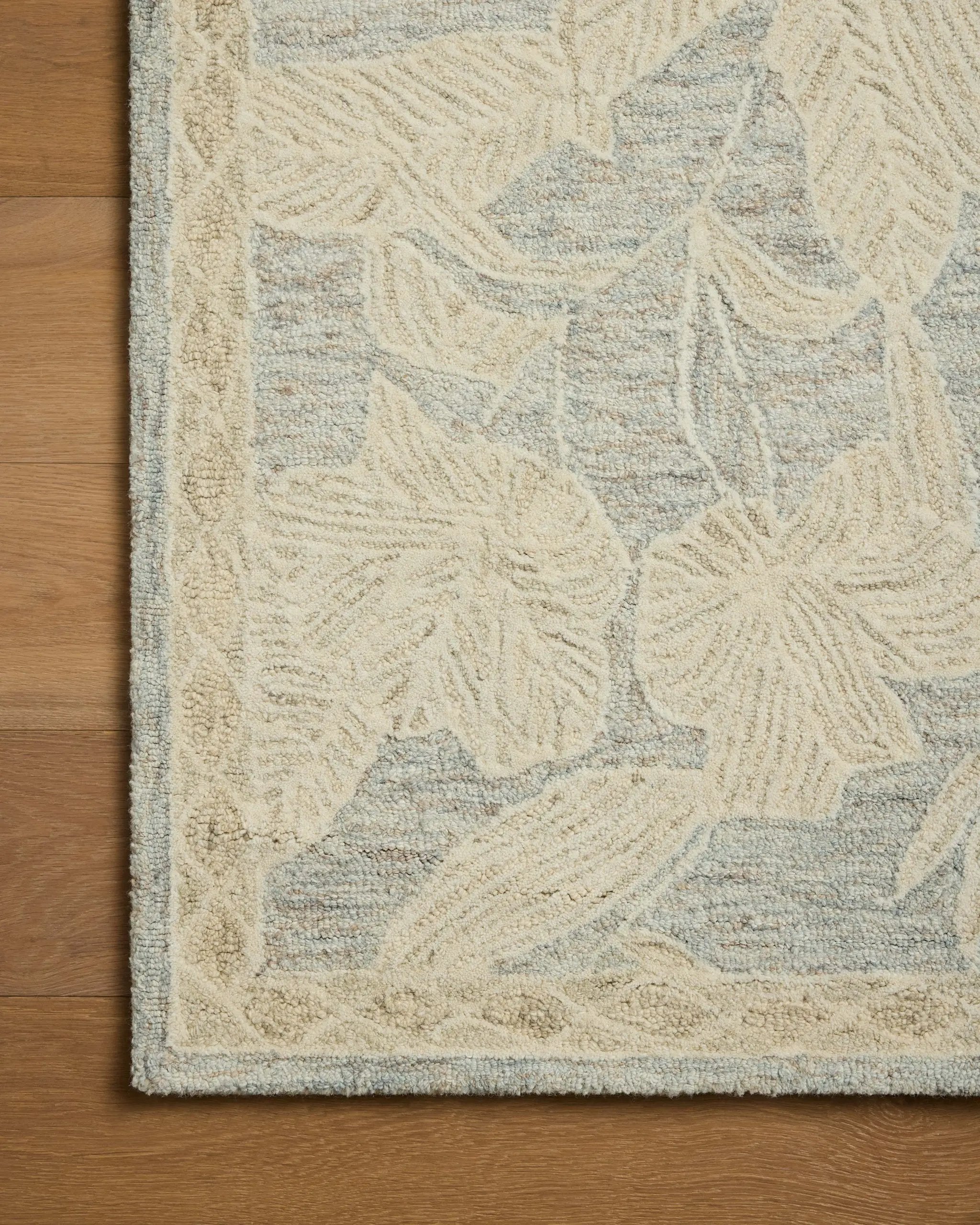 Lenore LNO-01 Blue / Natural Area Rug by Loloi