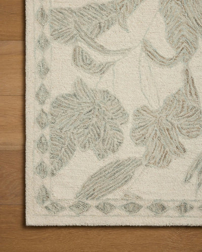 Lenore LNO-01 Ivory / Sky Area Rug by Loloi