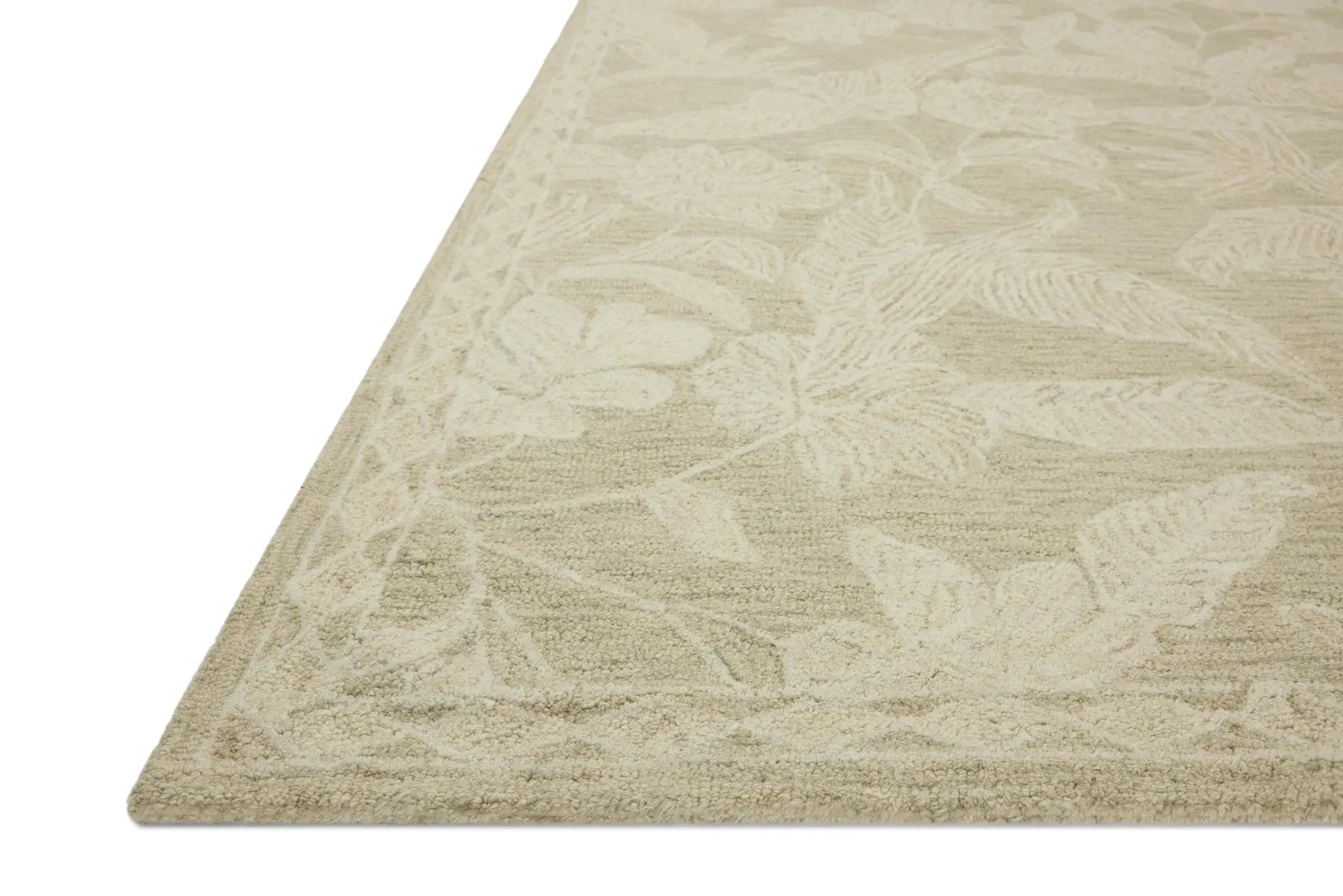 Lenore LNO-01 Sage / Natural Area Rug by Loloi