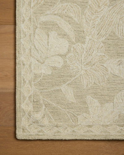 Lenore LNO-01 Sage / Natural Area Rug by Loloi
