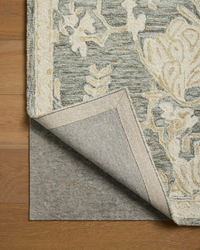 Lenore LNO-02 Lagoon / Wheat Area Rug by Loloi