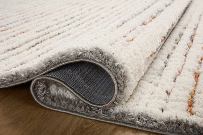 Loloi Levitt Shag LEV-01 Ivory / Multi Area Rug