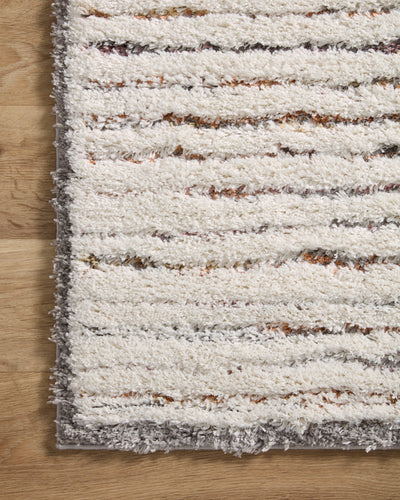 Loloi Levitt Shag LEV-01 Ivory / Multi Area Rug