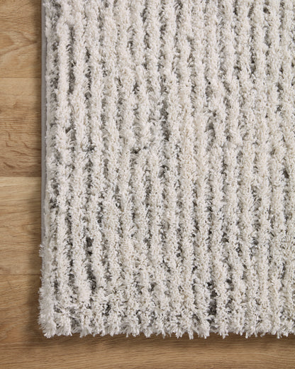 Loloi Levitt Shag LEV-02 Ivory / Grey Area Rug
