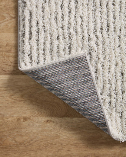 Loloi Levitt Shag LEV-02 Ivory / Grey Area Rug